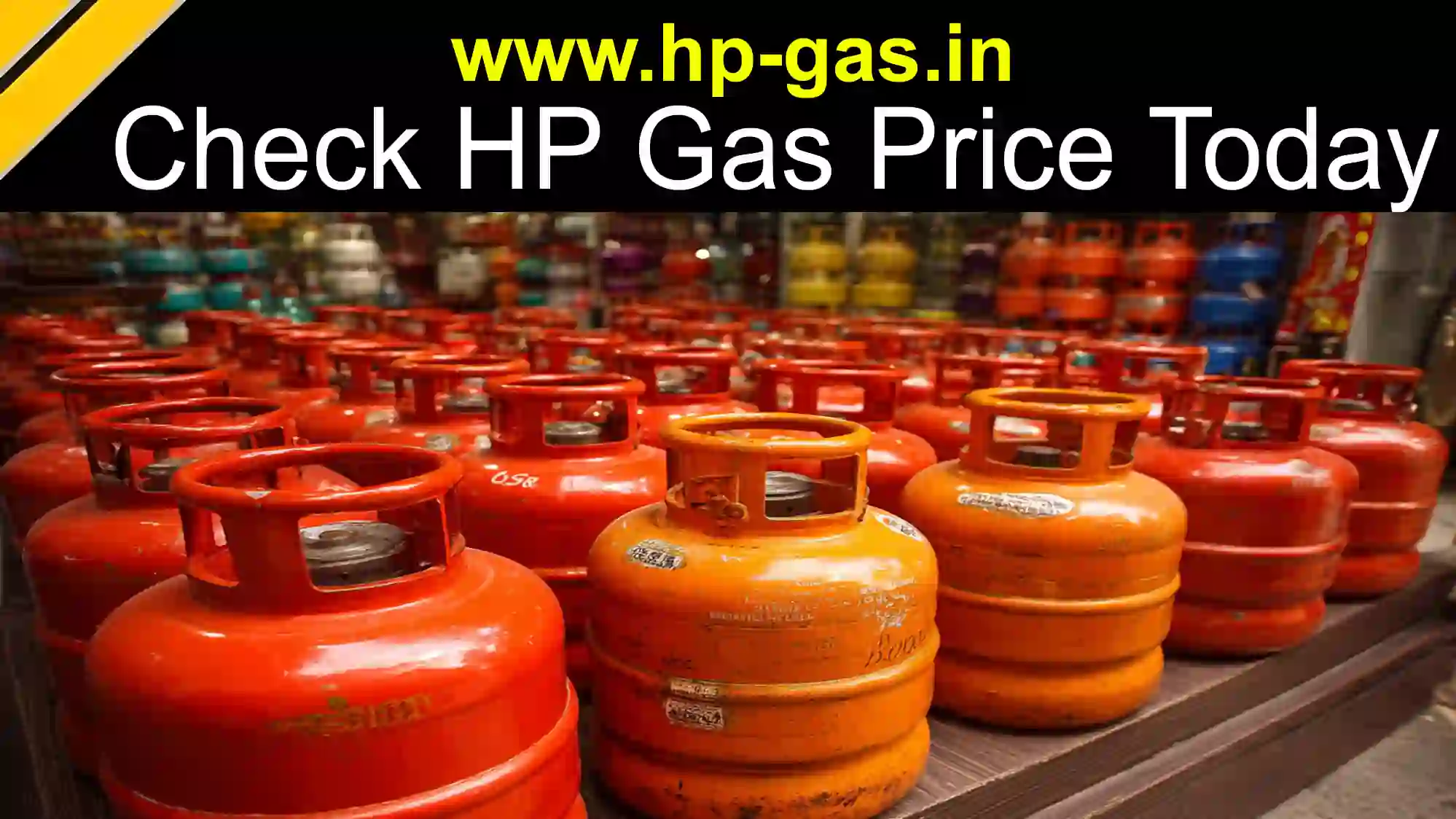 HP Gas Today Price Update October 2025 showing domestic LPG cylinder rate ₹903