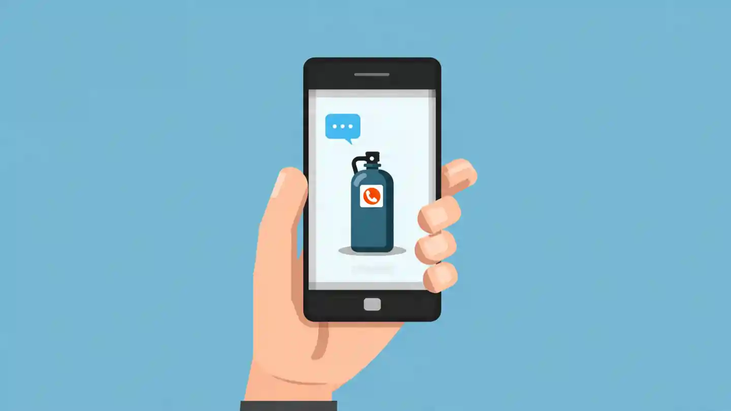 gas booking missed call new number India