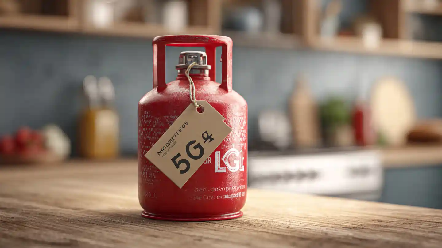 5kg LPG Cylinder with price and booking details