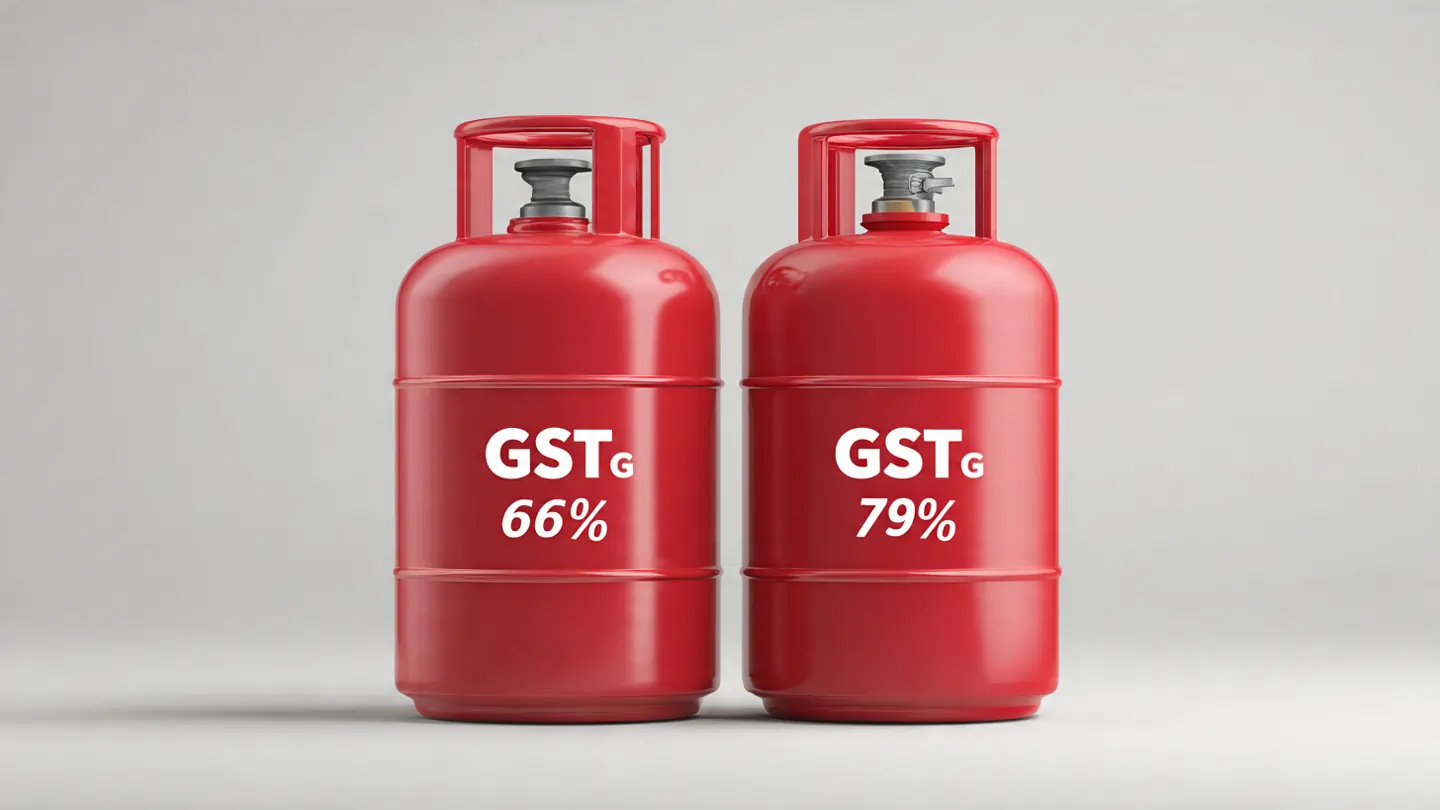 GST on LPG Gas Cylinder – 5% tax for domestic and 18% for commercial cylinders explained